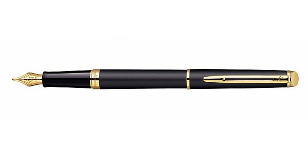 Waterman Hemisphere Matte Black GT Fountain pen | Appelboom.com