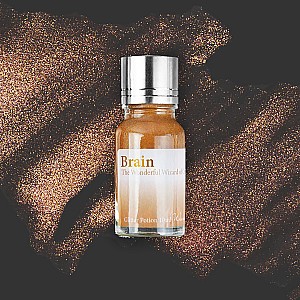 Wearingeul Inks Glitter Potion Brain Rose Gold 10ml Bottle