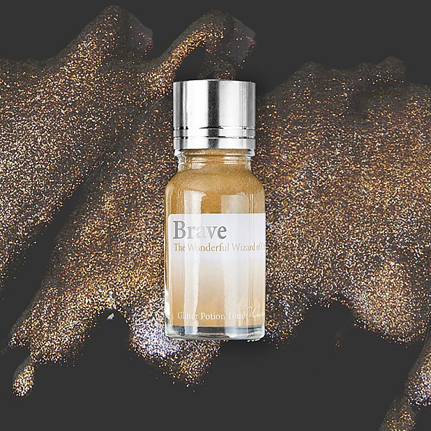 Wearingeul Inks Glitter Potion Brave Gold Silver 10ml Bottle