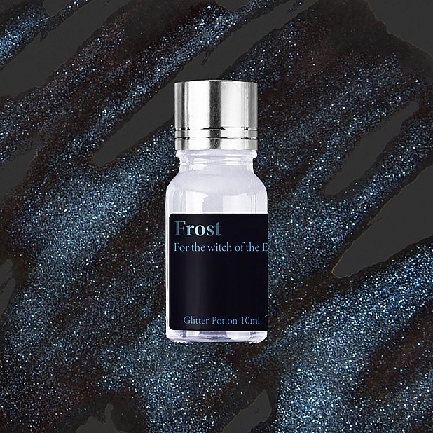 Wearingeul Inks Glitter Potion Frost Light Blue 10ml Bottle