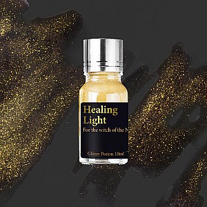 Wearingeul Inks Glitter Potion Healing Light Shiny Gold 10ml Bottle
