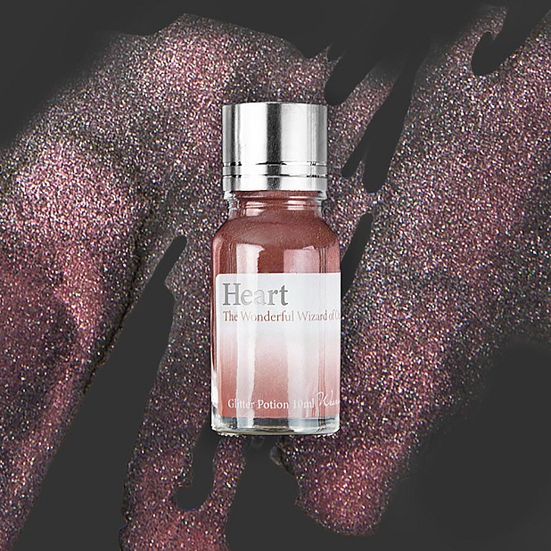 Wearingeul Inks Glitter Potion Heart Red Gold Silver 10ml Bottle