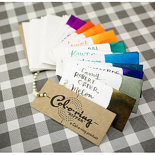 Well-Appointed Desk Col-o-ring Dipper Ink Sampling Book
