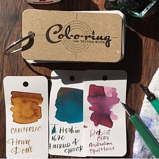 Well-Appointed Desk Col-o-ring Original Ink Sampling Book