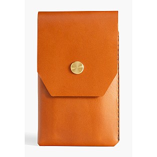 Wingback Leather Whisky Pen Pouch (Fivefold)