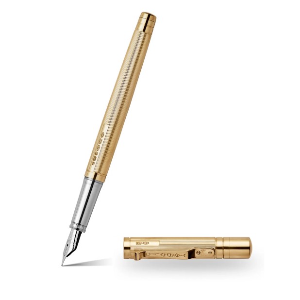 Yard O Led The Pinstripe 72 Gold Vermeil Standard Vulpen