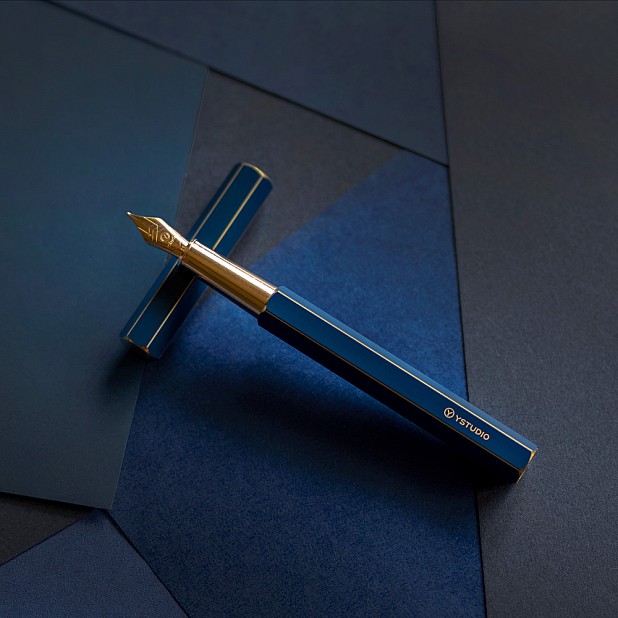Ystudio Classic Fountain Pen 10º Aniversário Blue Fountain Pen