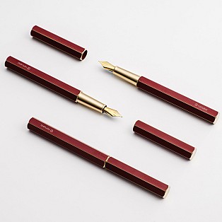 Ystudio Classic Fountain Pen 10th Anniversary Red Reservoarpenna Ystudio Classic Fountain Pen 10th Anniversary Red Reservoarpenna