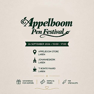 Ticket Appelboom Pen Festival - Saturday, September 26th - Laren