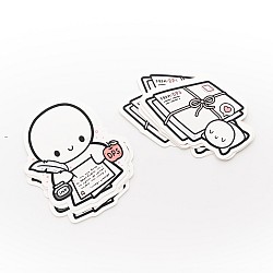 TheCoffeeMonsterzCo x Dutch Pen Show Vinyl Stickers Set (2 stickers)