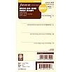 Filofax Refill 2024 Personal Cream - Week on 1 page