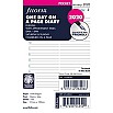 Filofax Refill 2026 Pocket White - Day on 1 page
