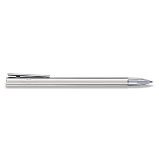 Faber-Castell Neo Slim Rollerball en acier inoxydable brillant