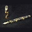 Aurora 88 Ebonite Marbled Yellow GT Fountain Pen