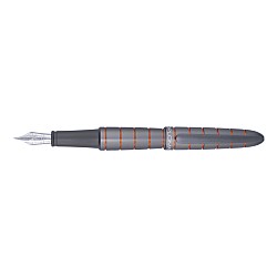 Diplomat Elox Ring Grey Orange Fountain pen