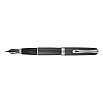 Diplomat Excellence A Guilloche PVD Black/Chrome Ballpoint