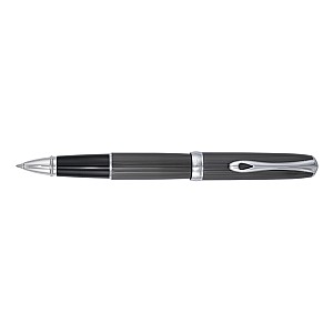 Diplomat Excellence A Guilloche PVD Black/Chrome Rollerball