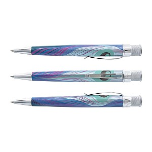 Retro 51 Tornado Metropolitan Museum Of Arts Tiffany Favrile Peacock Rollerball / Bolígrafo