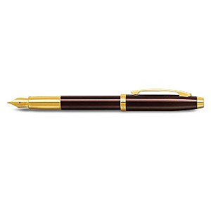 Sheaffer 100 Kaffeebraun PVD GT Füllfederhalter