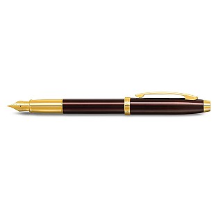 Sheaffer 100 Coffee Brown PVD GT Stylo plume