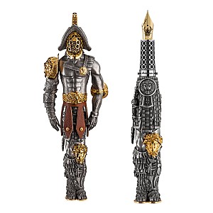 Montegrappa Gladiator Sterling Silber Füllfederhalter