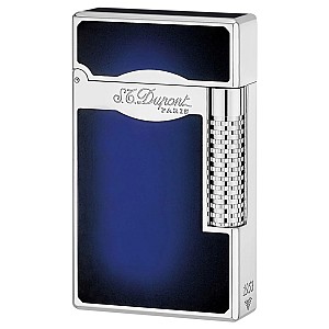 S.T. Dupont Ligne 2 Le Grand Blue Lacquer & Palladium Lighter