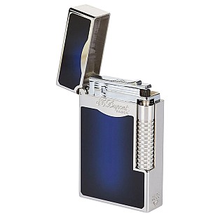 S.T. Dupont Ligne 2 Le Grand Blau Lack &amp; Palladium Feuerzeug