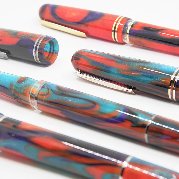 Caneta de tinta permanente Gioia Métis Iride GT
