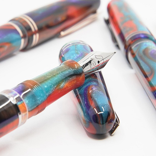 Caneta de tinta permanente Gioia Métis Iride GT