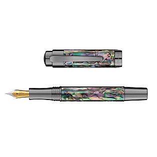 Pluma Estilográfica Laban Abalone Gunmetal