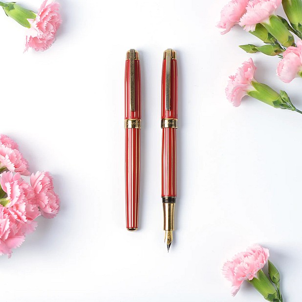 Laban Antique II Rouge Stylo Plume Laban Antique II Rouge Stylo Plume