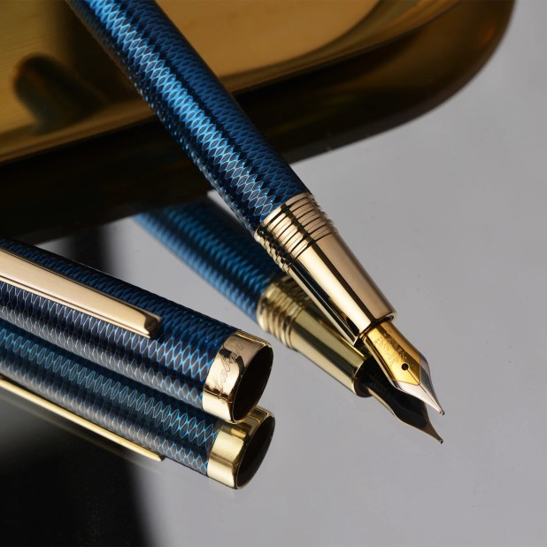 Caneta de tinta permanente Laban Gloria Blue GT Caneta de tinta permanente Laban Gloria Blue GT