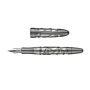 Pluma estilográfica Laban Skeleton Gunmetal