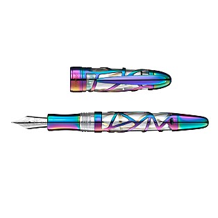 Pluma estilográfica Laban Skeleton Rainbow