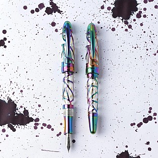 Pluma estilográfica Laban Skeleton Rainbow