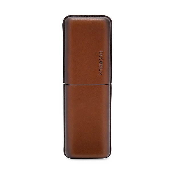 Etui na długopisy Lapis Bard Ducorium Cognac (podwójne)