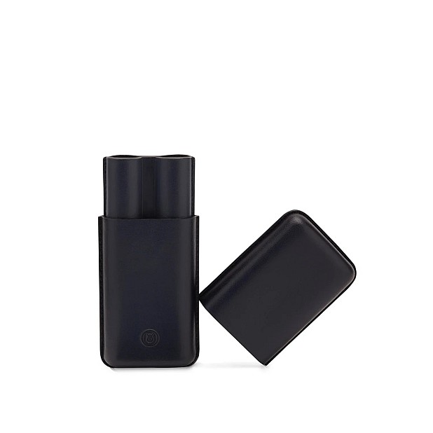 Lapis Bard Ducorium marinblått gjutet pennfodral (dubbelt)