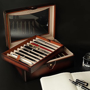 Estojo para canetas Lapis Bard Hemingway Cognac (20 canetas)