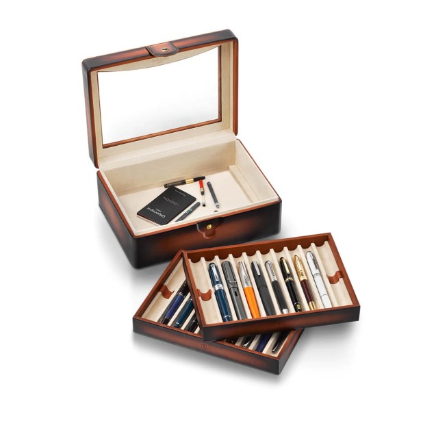 Etui na długopisy Lapis Bard Hemingway Cognac (20 długopisów)
