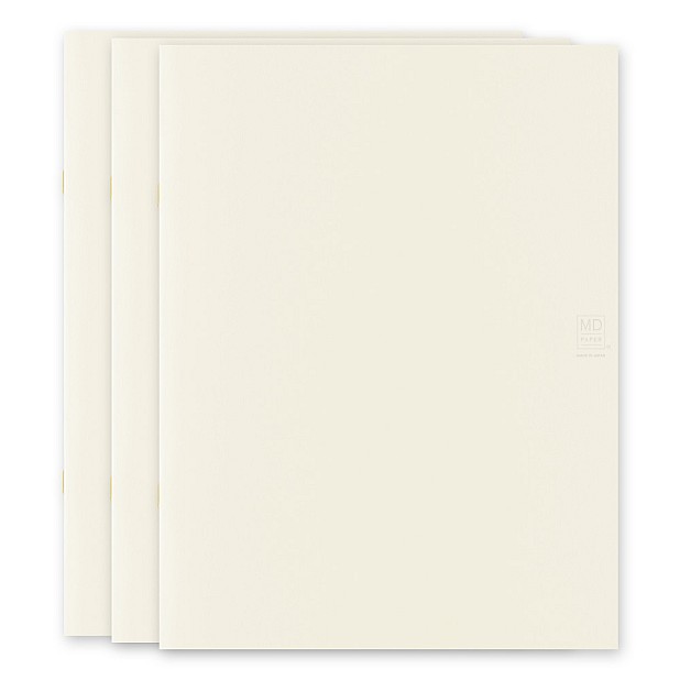 Midori MD Papier A4 Blanco Notitieboek Licht (3-pak)
