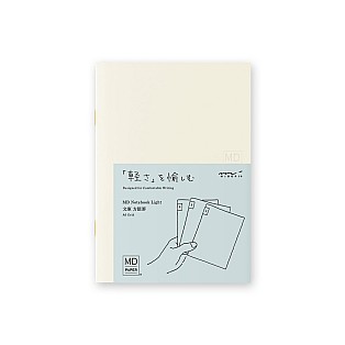 Midori MD Papel A6 cuaderno cuadriculado claro (paquete de 3)
