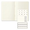 Midori MD Paper A6 Grid Notebook Light (3-pack)