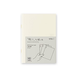 Midori MD Paper A6 Cuaderno rayado Light (paquete de 3)