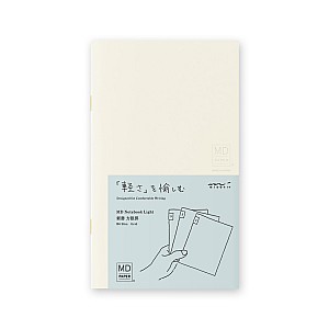 Midori MD Paper B6 Grid Notebook Light (3-pak)