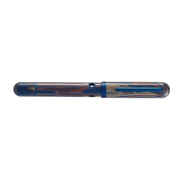 Nahvalur Nautilus The Blue Ringed BT Fountain Pen