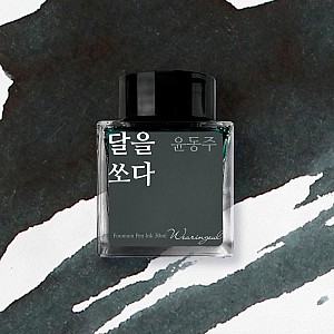 Atrament Wearingeul Korean Literature Shoot the Moon autorstwa Yun Dong Ju Butelka z atramentem 30 ml