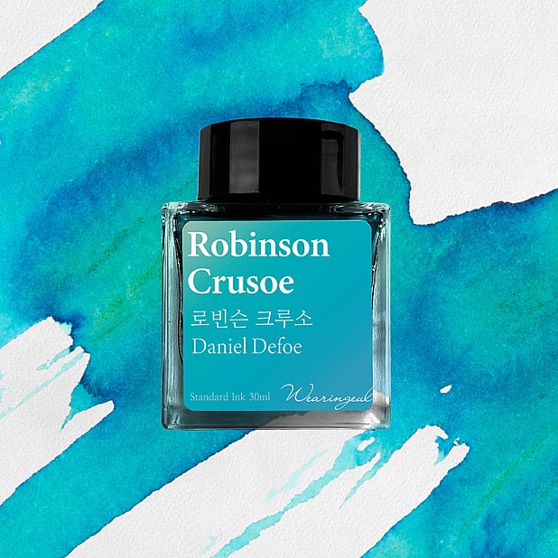 Encres Wearingeul Littérature mondiale Robinson Crusoé par Daniel Defoe Bouteille d'encre 30ml