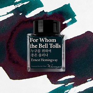 Wearingeul Inks World Literature For Whom the Bell Tolls by Ernest Hemingway 30ml Ink Bottle