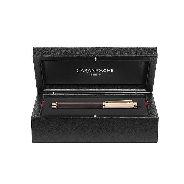 Rollerball Caran d'Ache Varius Ébano Oro Rosa