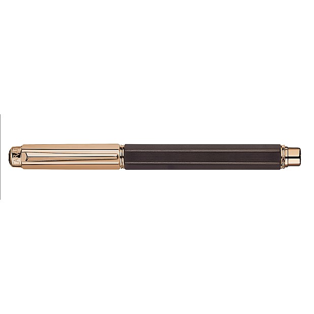 Rollerball Caran d'Ache Varius Ébano Oro Rosa